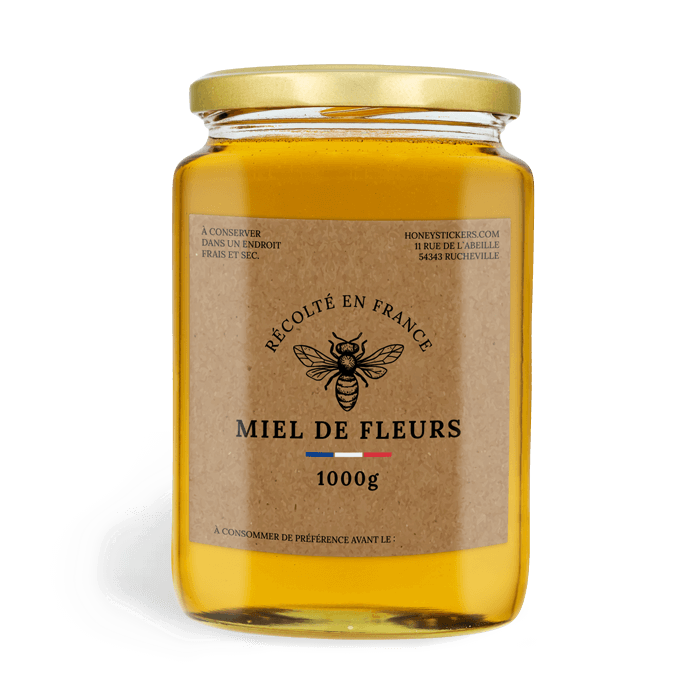 Designs pour étiquettes de miel  Tous les modèles & tailles –  fr.honeystickers