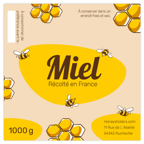 Adorable Aurélie – Étiquette rectangulaire 1kg