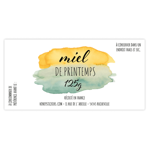 Joyeuse Julie – Étiquette rectangulaire 125g