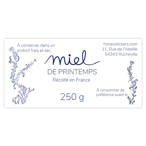 Classique Chloé – Étiquette rectangulaire 250g