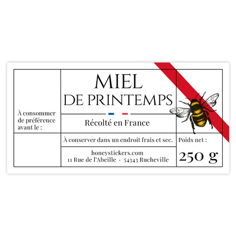 Fameux François – Étiquette rectangulaire 250g