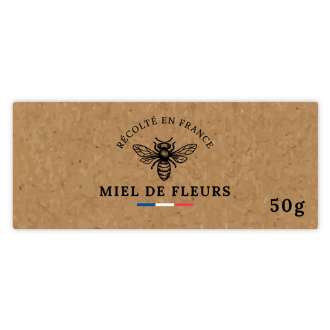 Naturelle Nadia – Étiquette rectangulaire 50g
