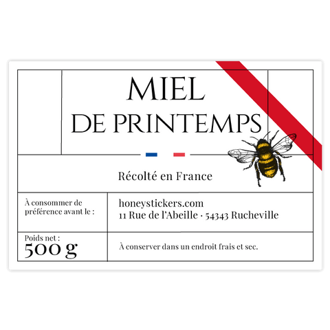 Fameux François – Étiquette rectangulaire 500g