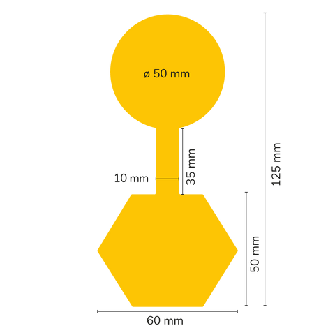 Fameux François – Étiquette de scellage hexagone 250g